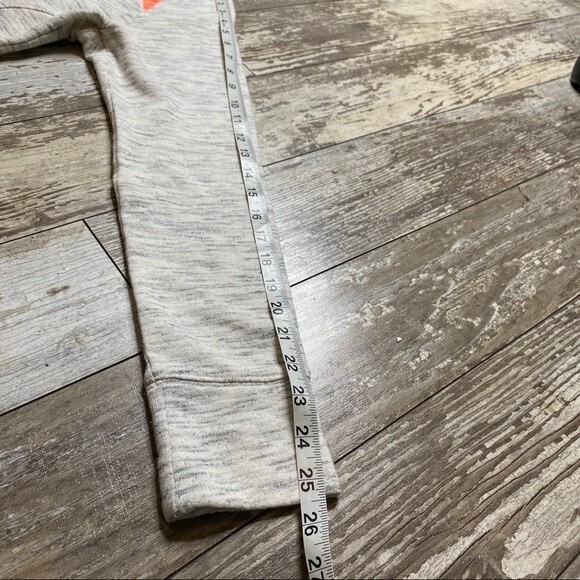 5/$25 Tek Gear Exercise Lightweight Heather Neon Accent Pullover Hoodie Small - Picture 3 of 7